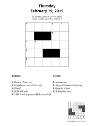 New york times crossword puzzle answers today 05/10/2020. Crossword Puzzle News From B