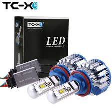 Tc X Led Car Headlight Bulbs H11 H1 H7 H3 Hb3 9005 Hb4 9006 880 12v Super Bright Halogen Replacement Auto Lights Conversion Kit Locate Th Car Headlight Bulbs Car Lights Headlight Bulbs