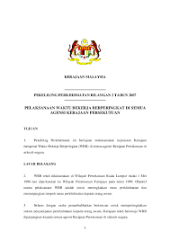Pdf Pelaksanaan Waktu Bekerja Berperingkat Di Semua Agensi Kerajaan Radhiah Rudzi Academia Edu