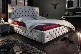See more ideas about furniture, home decor, home. Doppelbett 180x200cm Grau Samt Riess Ambiente De