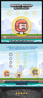 Bubble Shield Sprite Sheets Sprite Indie Game Development Funny Games