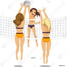 Une règle que cette dernière est donc. La Joueuse De Volley Ball Femme Ecrase L Attaque Vecteur Stock Crushpixel