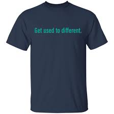 I got my get used to different shirt today i love it !!!! The Chosen Merch Get Used To Different Shirt Tipatee