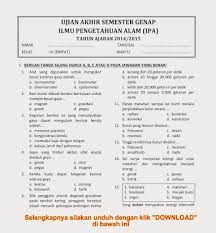 10 jumlah soal esai : Soal Essay Ipa Kelas 4 Sd Semester 2