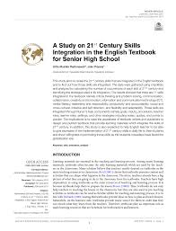 Kunci jawaban plasmodium respiratory system. Pdf A Study On 21st Century Skills Integration In The English Textbook For Senior High School