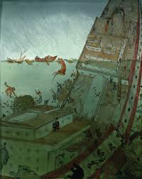 the ship sank (life of pi) by andrea