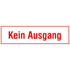 4,8 von 5 sternen 47. Kein Ausgang 20 X 30cm Pvc Sonstige Betriebsausstattung Schild Hinweisschild Fareshopping Eu