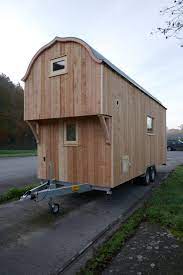 double loft thow with bump out over the hitch tiny house trailer tiny house cabin homes