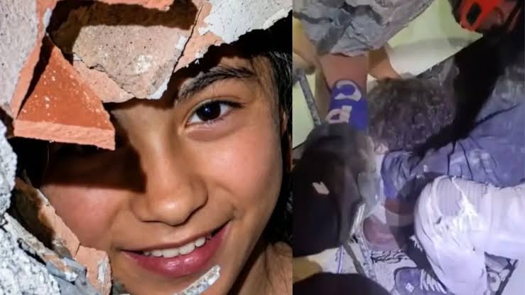 Así fue el rescate de Fabiana, niña que se grabó bajo los escombros y  espero horas para ser salvada tras terremotos en Venezuela