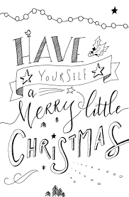 Christmas Words Hand Lettering And Brush Script Christmas Coloring Pages Merry Christmas Coloring Pages Christmas Words