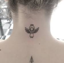 50 Amazing Angel Tattoo Designs That Come With Powerful Meanings Angel Tattoo For Women Angel Tattoo Neck Tattoo