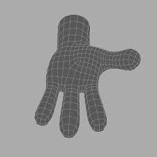 C4d Cartoon Hand No 5 Character Modeling Wireframe 3d Modeling Tutorial