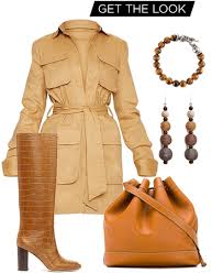Finish off the look with clear pointed heels and add blue oversized shades for the ultimate cool look. Camel Utility Tie Waist Shirt Dress Dresses Prettylittlething Usa Shoplook