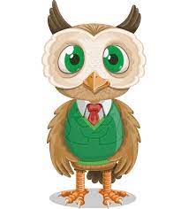 Owl Teacher Cartoon Vector Character AKA Professor CleverHoot | GraphicMama