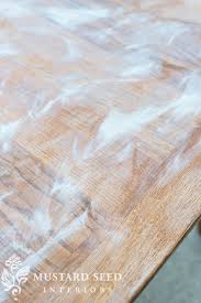 Work outside or in a well ventilated room. Refinishing A Factory Table Part 1 Miss Mustard Seed
