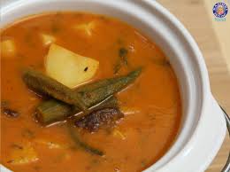 Sindhi Kadhi Spicy Vegetarian Indian Curry Recipe By Ruchi Bharani Curry Recipes Indian Curry Recipes White Sauce Recipes