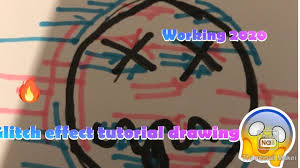 Create glitch art on your phone. Glitch Effect Drawing Tiktok Tutorial