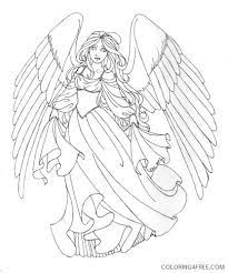 Christmas angels coloring pages are a fun way for kids of all ages, adults to develop creativity, concentration, fine motor skills, and color recognition. Beautiful Angel Coloring Pages For Adults Coloring4free Coloring4free Com