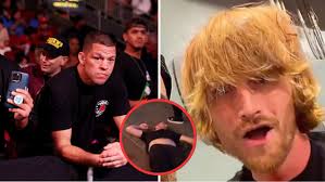 Nate Diaz Laughs About Choking Logan Paul Lookalike With Brother Jake Paul 