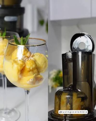 ¿Antojo de un helado cremoso y saludable? 🍨, Consigue esta textura  perfecta en segundos con tu extractor Kuvings., Encuéntralo disponible en  Kuvings Colombia (⁠@kuvingscolombia⁠) y empieza a ...
