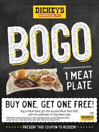 Second Meat Plate Free At Dickeys Barbecue Pit Barbecue Pit Barbecue Restaurant Barbecue