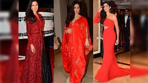 Katrina Kaif Stuns In These Red Outfits, And Katrina Kaif Looks Pretty  Drop-Dead