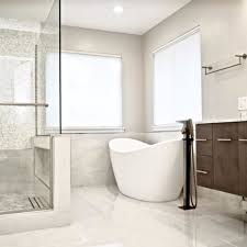 Inspired by hotel bathrooms this is the pinnacle of style and substance. White Carrara Marble Tile Master Bathroom Millcreek Wa Dream Home Construction