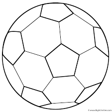 Soccer ball pattern coloring page. Soccer Ball Coloring Page Sports