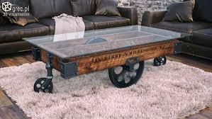 Weston home factory rectangle wood coffee table. Furniture Factory Carts On Behance
