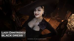 Ezcosplay.com offer finest quality resident evil 8 village vampire lady dress cosplay costume and other related cosplay accessories in low price. Lady Dimitrescu Black Dress At Resident Evil Village Nexus Mods And Community