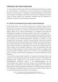 Bitte beschreibe das anhand von beispielen. Reflexion Der Unterrichtseinheit
