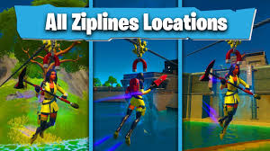 A look at all the locations of ziplines in fortnite season 8. Use Different Ziplines At The Authority All Zipline Locations Fortnite Season 3 Week 2 Youtube