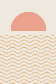 Please contact us if you want to publish a neutral iphone wallpaper on our site. Sunset Minimalist Painting Art Collage Wall Wallpaper Iphone Boho