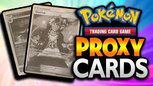 A proxy is used when a collectible card game player does not own a card, and it would be impractical for such purposes to acquire the card. Proxy Pokemon Cards What Are They Pokemon Tcg Youtube