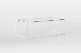 West elm terrace glass coffee table. 10 Easy Pieces Modern Glass Coffee Tables Remodelista