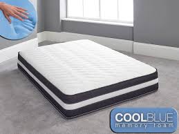 Memory foam mattress 3ft 4ft 4ft6 5ft 6ft in 6 8 10 luxury single double king. Cool Blue Memory Foam Mattress Double Or King Size Casa Maria Designs