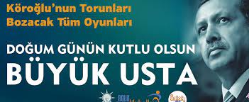 Halkın 'reis'i olarak benimsenen erdoğan'ın doğum günü sebebiyle. Ak Genclikten Basbakan Icin Dogum Gunu Pankarti Memleketim Bolu