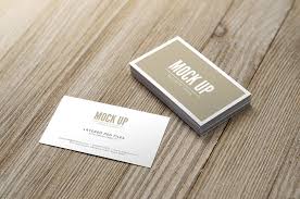 Business Card Mockup Pack On Wood Business Card Mock Up Business Cards Mockup Psd Wood Business Cards
