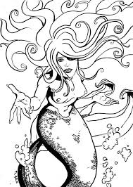 Coloring, the act of adding color to the pages of a coloring book; Free Mermaid Coloring Pages Pdf Novocom Top