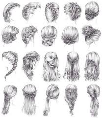 Types Of Hairstyles Sketch Long Hair Styles Hair Styles How To Draw Hair