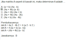 Contoh soal matematika higher order thinking skills hots matematrick. Contoh Soal Matriks