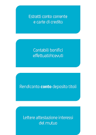 Conti correnti, prestiti, carte e investimenti. Documenti Online Unicredit