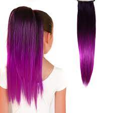 If you care about quality, go with the premium plus as these are miles ahead of anything i have seen from any other premium brand. Violet Black Purple Straight Ombre Ponytail Hair Extensions Magic Manes Hair Extensions