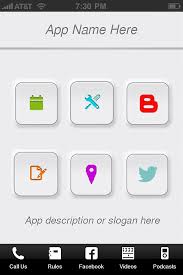 Template Iphone Apps App Mcommerce