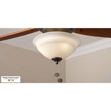 The fans with fluorescent lighting are energy efficient and provides ample illumination to the room. Ceiling Fan With Light Kit 44 Oil Rubbed Bronze Hampton Bay Wellston New