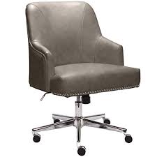 Most ergonomic office chairs allow you to do so by turning a lever below the seat on the right hand side. Get The Serta Ashland Home Bonded Leather Mid Back Office Chair Cream Chrome From Office Depot And Officemax Now Ibt Shop