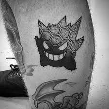 Black And Grey Wolf Pokemon 60 Gengar Tattoo Designs Fur Manner Pokemon Ink Ideas Mann Stil Tattoo Gengar Tattoo Tattoo Designs Men Pokemon Tattoo