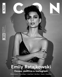 Black And White Fashion Magazine Cover Emily Ratajkowski Covers Icon Magazine Stylish Starlets In 2020 Emily Ratajkowski Fashion Magazine Covers Photography Fashion Magazine Cover