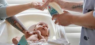 Two or three times a week is sufficient for a newborn. How To Bathe Your Baby Johnson S Baby Uk
