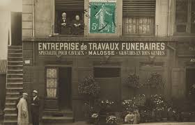 Les atouts d'une école, les valeurs de l'université. Unknown Photographer Entreprise De Travaux Funeraires Malosse Specialite Pour Caveaux Gravures En Tous Genres Saint Etienne C 1906 Moma
